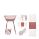 Luma complete bad- en hydrofielset Blossom pink