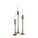 Madam Stoltz Kandelaar set van 3 Goud Brass H:30