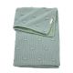 Meyco Silverline wiegdeken knots groen 75x100 cm