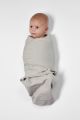 Meyco swaddle 2-pack 0-3 mnd Uni grijs/creme