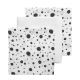 Meyco hydrofiele luiers 70x70 cm (set van 3) dots/uni