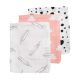 Meyco hydrofiele washandjes (set van 3) roze/grijs/wit