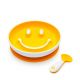 Munchkin Smile 'N Scoop bord + lepel Geel
