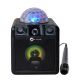 N-GEAR DISCO BLOCK 410 - Portable karaoke set zwart met microfoon