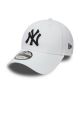 New Era 9Forty pet wit/zwart