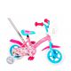 OJO Kinderfiets - Meisjes - 10 inch - Roze/Blauw