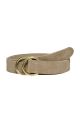 ONLY suède riem beige