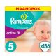 Pampers Active Fit maandbox maat 5 (11-23 kg) 136 luiers
