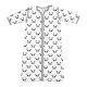 Panda Dreams baby slaapzak winter 70 cm panda grijs