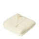 Petit Filippe gebreide baby wiegdeken naturel wit 80x130 cm