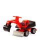 Polesie Wader Loopauto graafmachine Mammoet groot rood 1450646