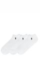 Ralph Lauren sneakersokken - set van 3 wit
