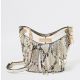 River Island imitatie slangenleren tas beige