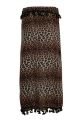 Sarlini pareo met panterprint bruin