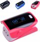 Saturatiemeter / Zuurstofmeter Inclusief Hartslagmeter Functie Opbergetui & Draagkoord - Roze