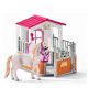 Schleich Horse Club paardenbox met Lusitano merrie