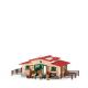 Schleich paardenstal  Speelfigurenset Farm World met accessoires 42195 - 83 x 26 x 39 cm
