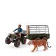 Wild Life quad met aanhangwagen en ranger 42351
