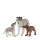 Schleich Wild Life Wild Life moeder wolf met puppy`s
