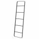 Decoratieve ladder metaal zwart / Handdoekladder vrijstaand - Zwart Sealskin Brix 