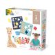 SES My first Sophie la girafe - Sticking shapes