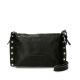 Shabbies Amsterdam leren schoudertas zwart
