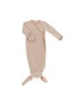 Snoozebaby baby knoopslaapzak 0-3 mnd Milky Rust