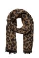sjaal VERO MODA met panterprint bruin