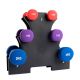 Dumbellset met Houder Neopreen Virtufit 