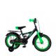 Volare Thombike Kinderfiets - Jongens - 14 inch - Satin Black Green - 95% afgemonteerd