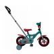 Woezel & Pip 10 inch kinderfiets turquoise/rood