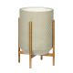 Plantenpot WOOOD Exclusive Juul - Metaal - Betongrijs - 50x34x34