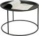Woood Ivar - Bijzettafel - Large - Zwart - Ø56x37cm
