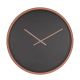 Wandklok Zuiver Time Bandit - Ø60x5 - Zwart - Koper 