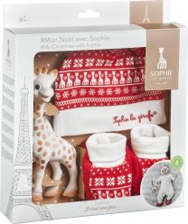 Sophie de giraf Cadeauset "Mijn Kerst met Sophie"- Kraamcadeau - Babyshower cadeau 