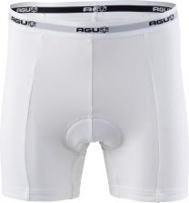 AGU Underwear Fietsonderbroek met Zeem Essential Heren - Wit - L