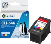 G&G Canon CL-546 XL - Huismerk Inktcartridge / Kleur / Hoge Capaciteit
