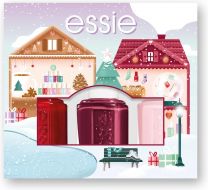 Essie kerst giftset 2021 - nagellak giftset let's party, angora cardi, mademoiselle - rood/roze - glanzende nagellak - 3x 5 ml