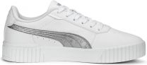 PUMA Carina 2.0 Space Met Dames Sneakers - White/MatteSilver/Silver - Maat 39