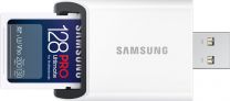 128 GB Samsung PRO Ultimate SD Kaart met Kaartlezer - Geheugenkaart Camera - 200 & 130 MB/s - 128 GB Samsung PRO Ultimate - 