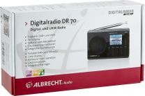 Albrecht DR 70 - Radio - DAB+ - FM - zwart Kleurendisplay, 230V en batterijvoeding