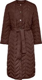 Dames Gequilte jas - Maat M PIECES PCFAWN LONG QUILTED JACKET 