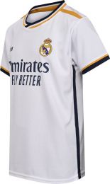 Real Madrid Thuis Shirt Kids 23/24 - Maat 140 - Sportshirt Kinderen - Wit