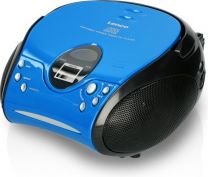 Draagbare radio CD speler met AUX-uitgang - Blauw Lenco SCD-24