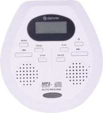 Denver DMP-395 - Draagbare cd-speler - discman - CD - MP3 - Autoresume - Repeat functie - Wit
