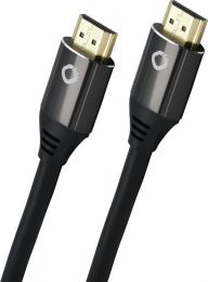 Oehlbach HDMI gecertificeerd 2.1 - [1x HDMI-stekker - 1x HDMI-stekker] 0.75 meter zwart