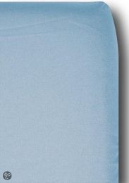 Hoeslaken Ledikan Cottonbaby - 60x120 cm - Lichtblauw