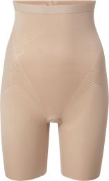 Spanx Thinstincts 2.0 High Waisted Mid Thigh Short - Beige - Maat M