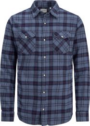 JACK&JONES JJSHERIDAN PRE CHECK SHIRT LS Heren Overhemd - Maat XL