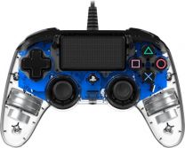 Playstation 4 controller met LED verlichting blauw Official Licensed Wired Nacon  - PS4 